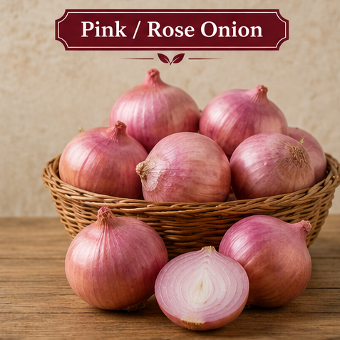 Pink / Rose Onion, NF Impex Trading